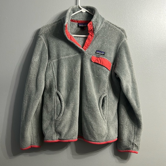 Patagonia Jackets & Blazers - Patagonia Gray Fleece Pullover SZ Med